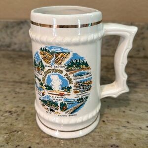 Vintage ceramic Yellowstone Park mug